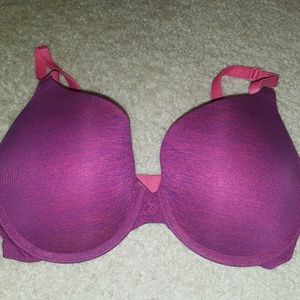 Victoria's Secret t shirt bra in purple/pink